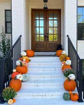 Pumpkin display